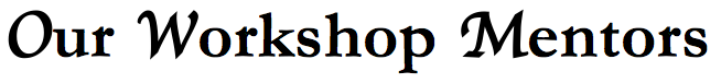 Our Workshop Mentors_Cha
