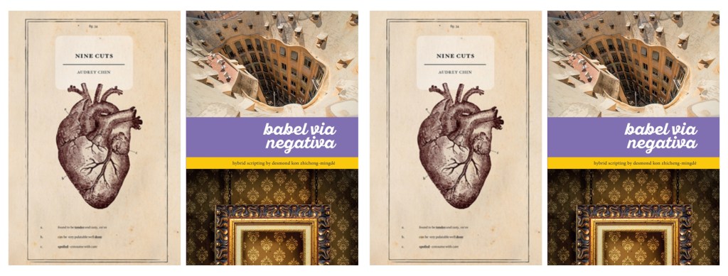 [REVIEW] “Dissecting Love and Language through Audrey Chin’s 𝑁𝑖𝑛𝑒 𝐶𝑢𝑡𝑠 and Desmond Kon Zhicheng-Mingdé’s 𝐵𝑎𝑏𝑒𝑙 𝑣𝑖𝑎 𝑁𝑒𝑔𝑎𝑡𝑖𝑣𝑎” by Stephanie&nbsp;Studzinski